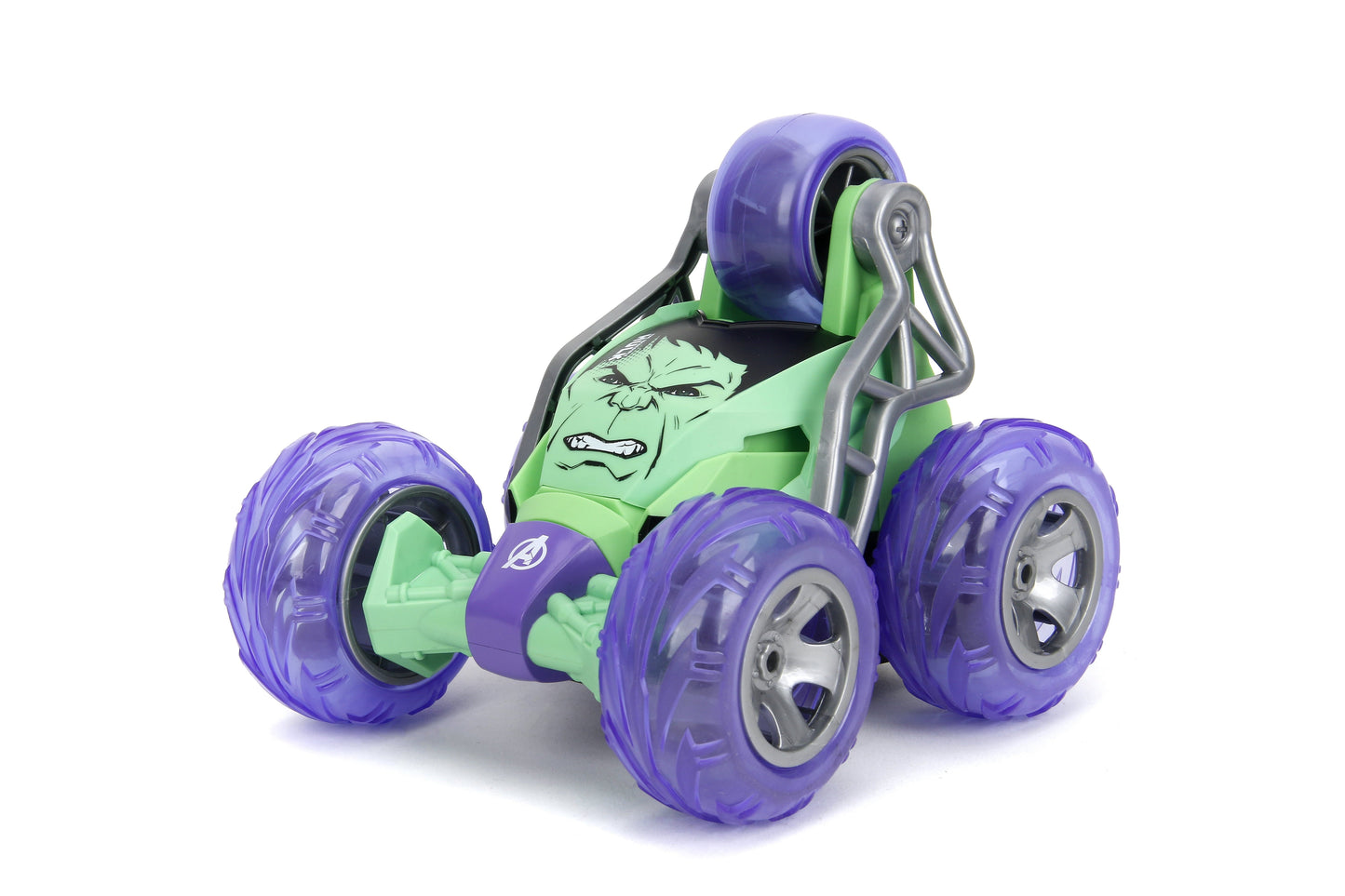 Jada Marvel Hulk Stunt RC Car with 5-Wheel Drift and Turbo USB