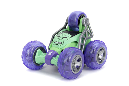 Jada Marvel Hulk Stunt RC Car with 5-Wheel Drift and Turbo USB