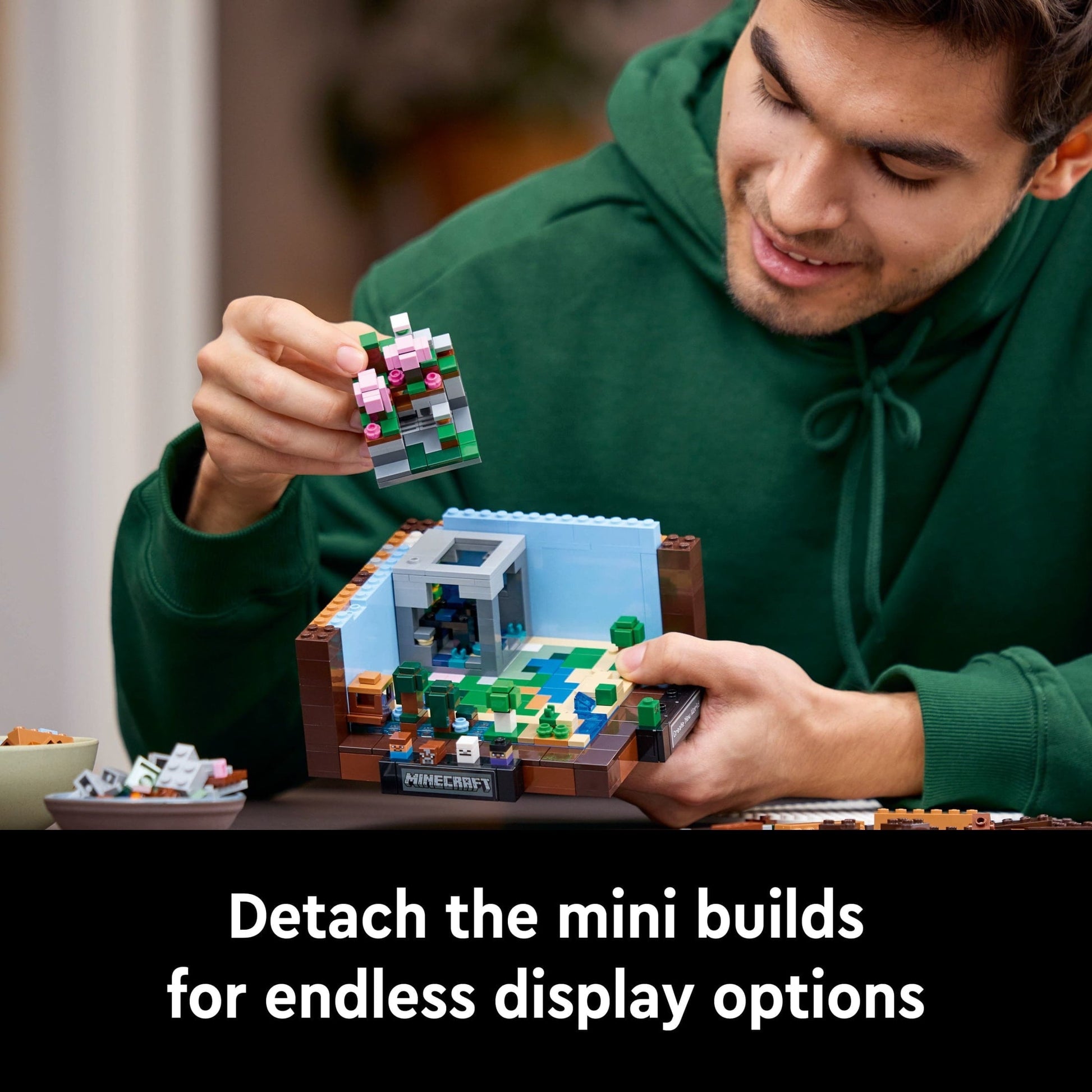 LEGO Minecraft The Crafting Table Building Set for Adults - Gift for Christmas - Collectible Display Set for Minecraft & Video Game Fans - 21265
