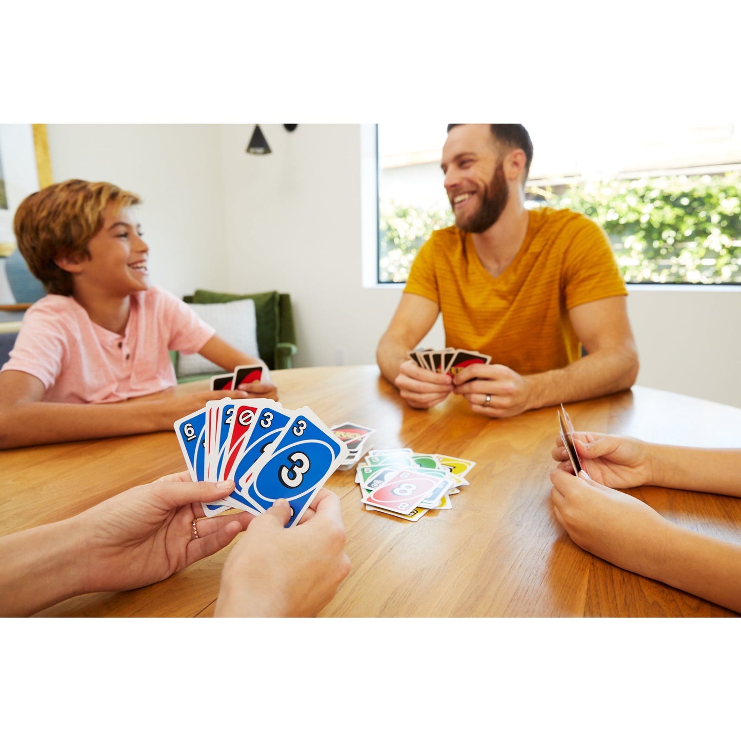 UNO Color & Number Matching Card Game, Customizable Family Fun, 2-10 Players Ages 7+