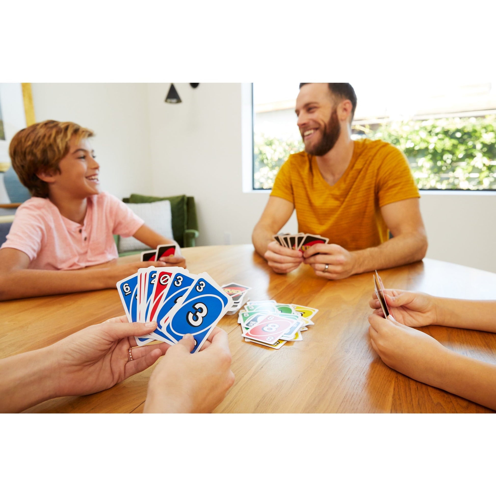 UNO Color & Number Matching Card Game, Customizable Family Fun, 2-10 Players Ages 7+