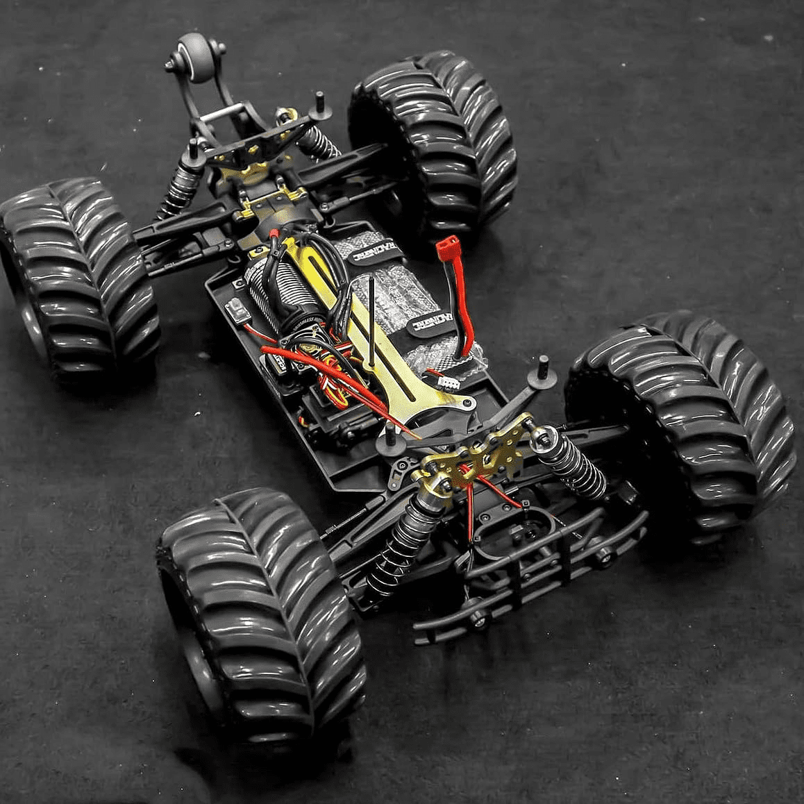JLBRACINGRC Super Fast 1/10 Scale Cheetah RC Car, 80 KM/H 4WD 2.4GHZ RC Truck 4x4 Off Road RTR Monster Truck IPX7 Waterproof RTR Brushless Electric Remote Control Truck for Adults