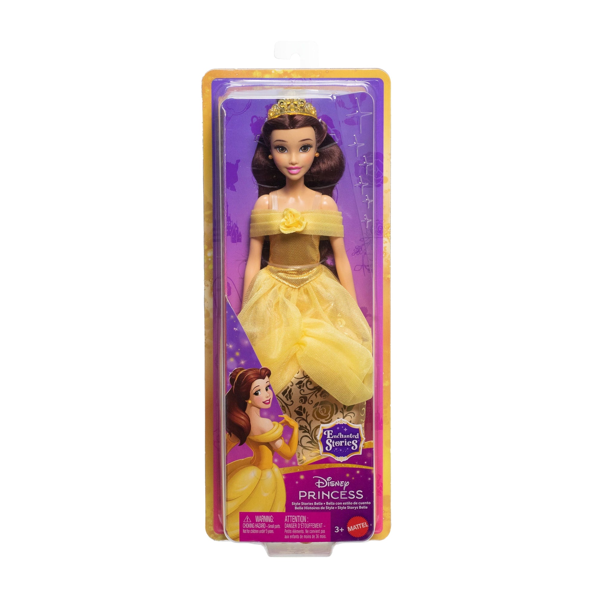 Disney Princess Enchanted Stories Belle Fashion Doll with Sparkling Dress [Walmart Exclusive]
