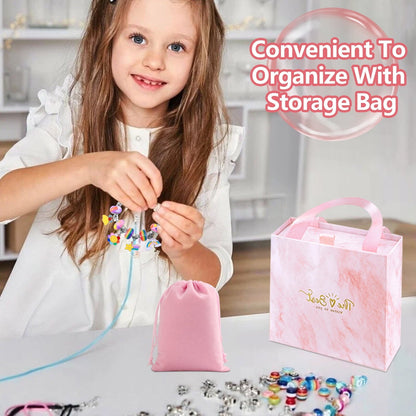 Yalumo 67pcs Charm Bracelet Making Kit, Girls Bracelet Jewelry Making Kit DIY, Birthday Gifts Set, Thanksgiving gift