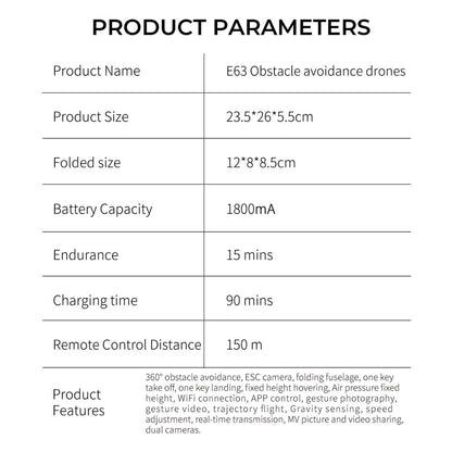 BEEPRINCESS Drone with 4K HD Dual Camera for Adults Kids, RC Quadcopter with 2 Modular 1800mAh Batteries for 30 Mins Long Flight