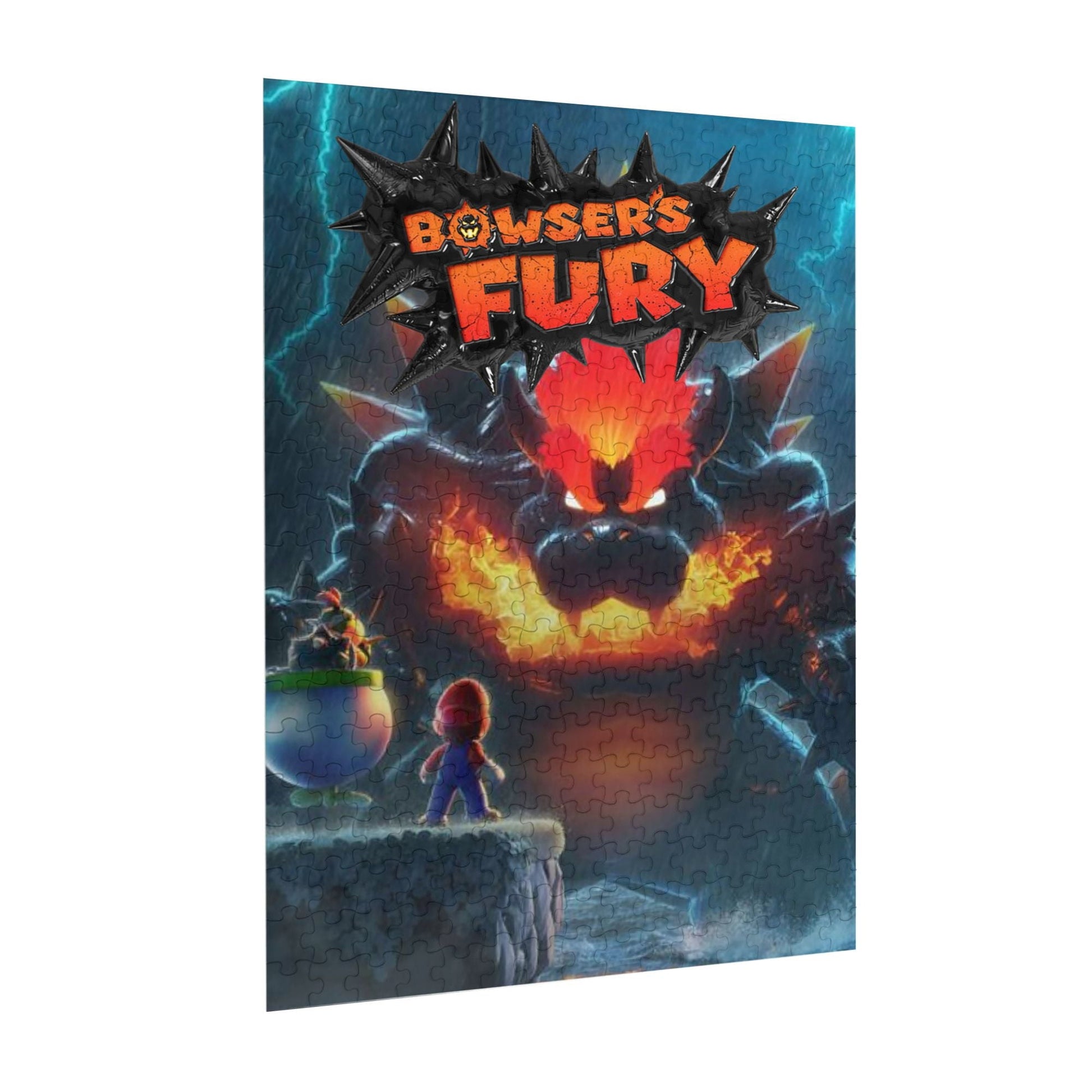 Bowser Fury Wooden Jigsaw Puzzle 300 Pieces Game For Adults Gift Toys Art Home Decor