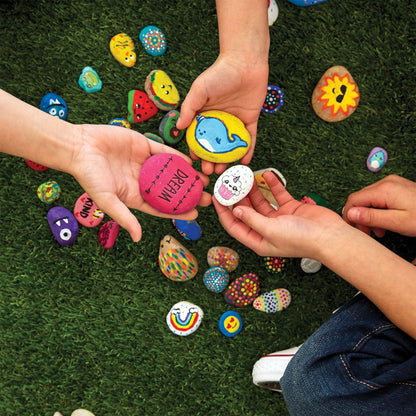 Made by Me Create Your Own Multicolor Rock Art, Boys and Girls, Child, Ages 6+