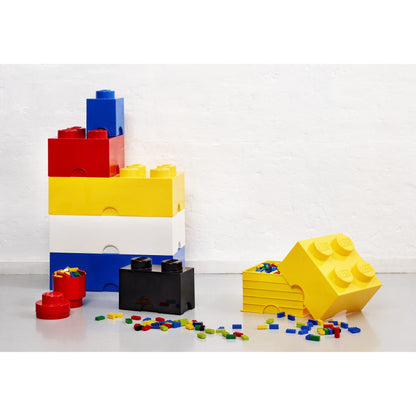 LEGO Storage Brick Toy Box, Bright Yellow