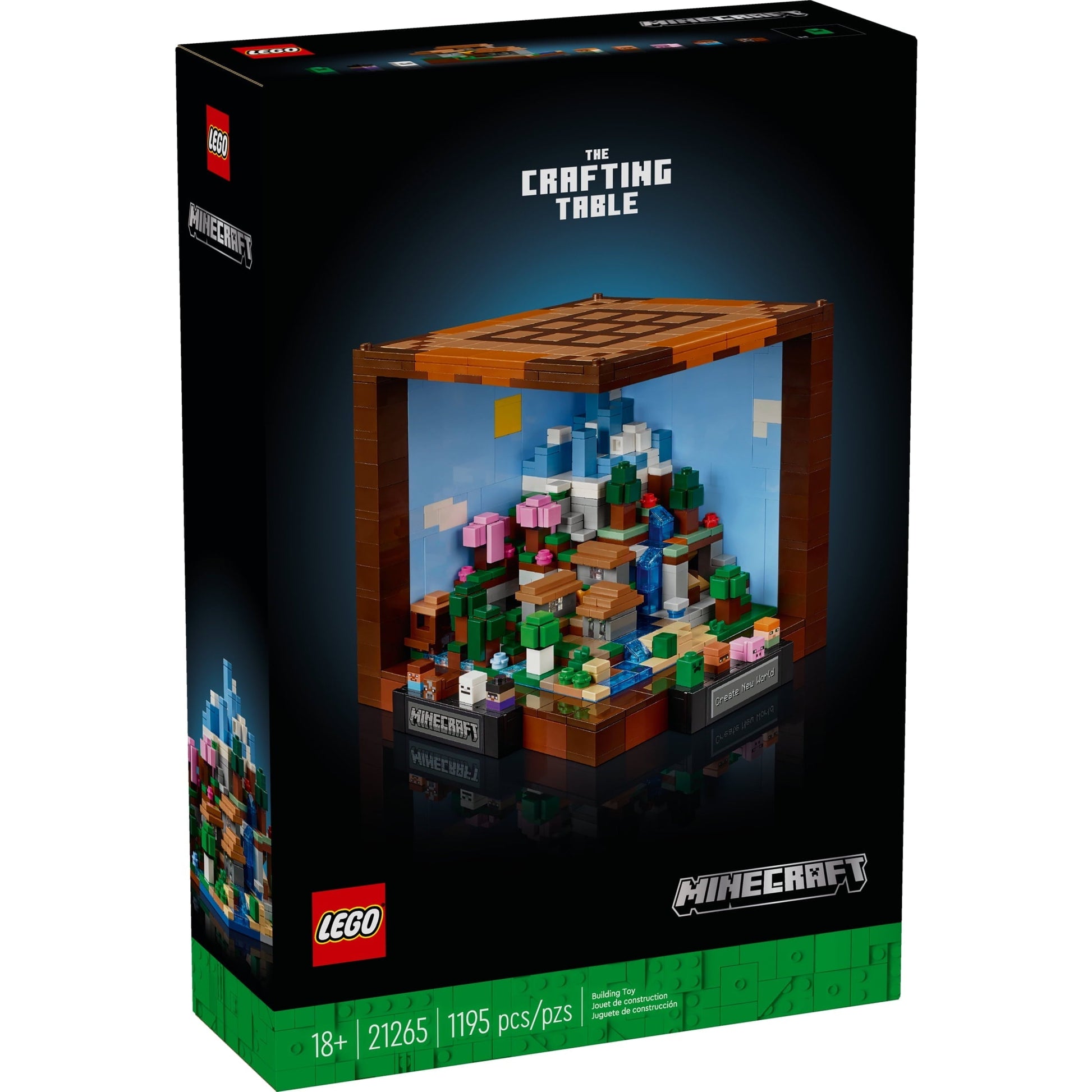 LEGO Minecraft The Crafting Table Building Set for Adults - Gift for Christmas - Collectible Display Set for Minecraft & Video Game Fans - 21265
