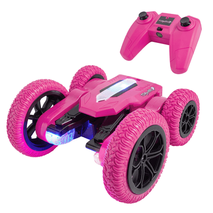 USA Toyz Tornado Extreme RC Car off-Road Rechargeable Toys Bright LEDs for Boys & Girls Age 6+ (Pink)