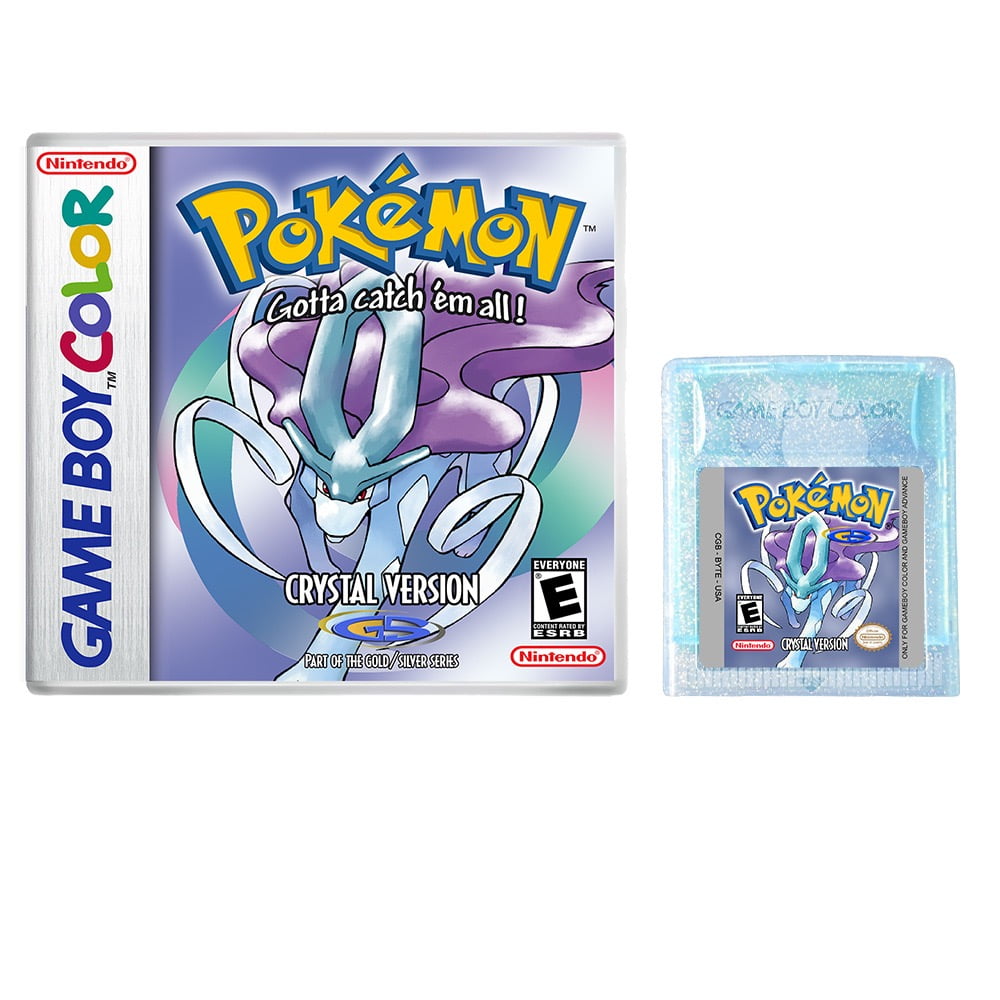 Pokemon Crystal (Nintendo Game Boy, 2001) Authentic, Tested, New Save Battery!