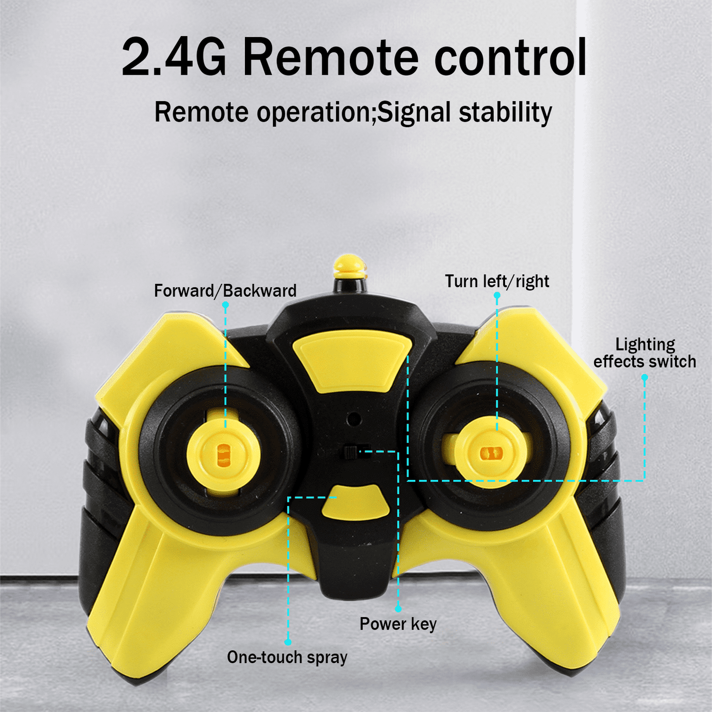 HNH 1:16 Monster Trucks Remote Control Car, 4WD Spider RC Car for Kids, RC Vehicle with Two Battery