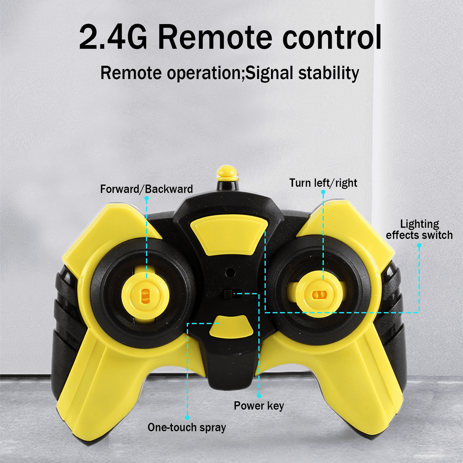 HNH 1:16 Monster Trucks Remote Control Car, 4WD Spider RC Car for Kids, RC Vehicle with Two Battery