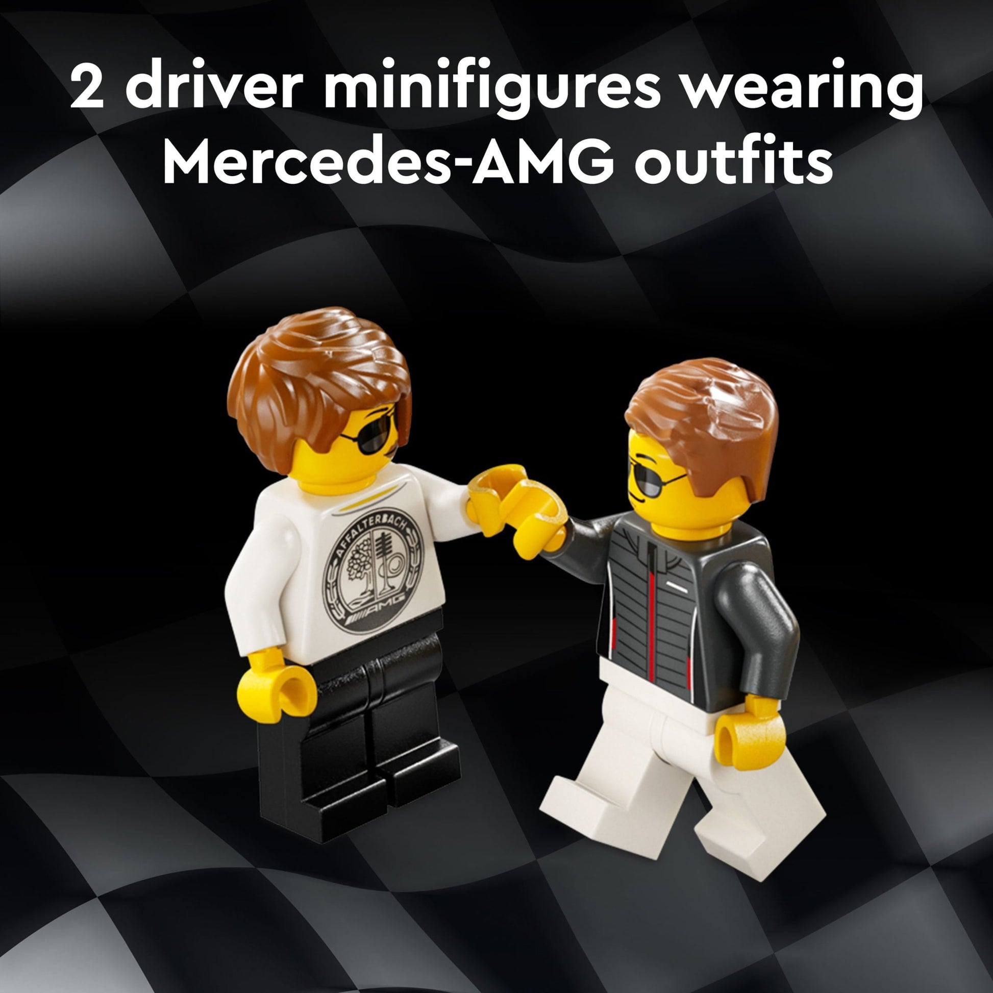 LEGO Speed Champions Mercedes-AMG G 63 & Mercedes-AMG SL 63 Toy Cars - Building Toys Set for Boys & Girls, Ages 10+ - Gift for Christmas - W/ 2 Minifigures - 76924