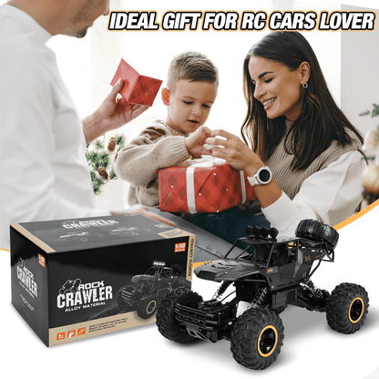 Tcovle 1:14 RC Cars, 40+ KM/H Fast RC Monster Truck Remote Control Car with Metal Drivetrain, 4WD All-Terrain, 2 Batteries, RC Toy Car Gift for Kids, Teens & Adults
