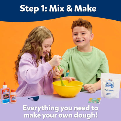Elmer’s Stretch 'N Create Dough Kit, 3 Ways to Play, Personalization Kit, 16 Piece Kit