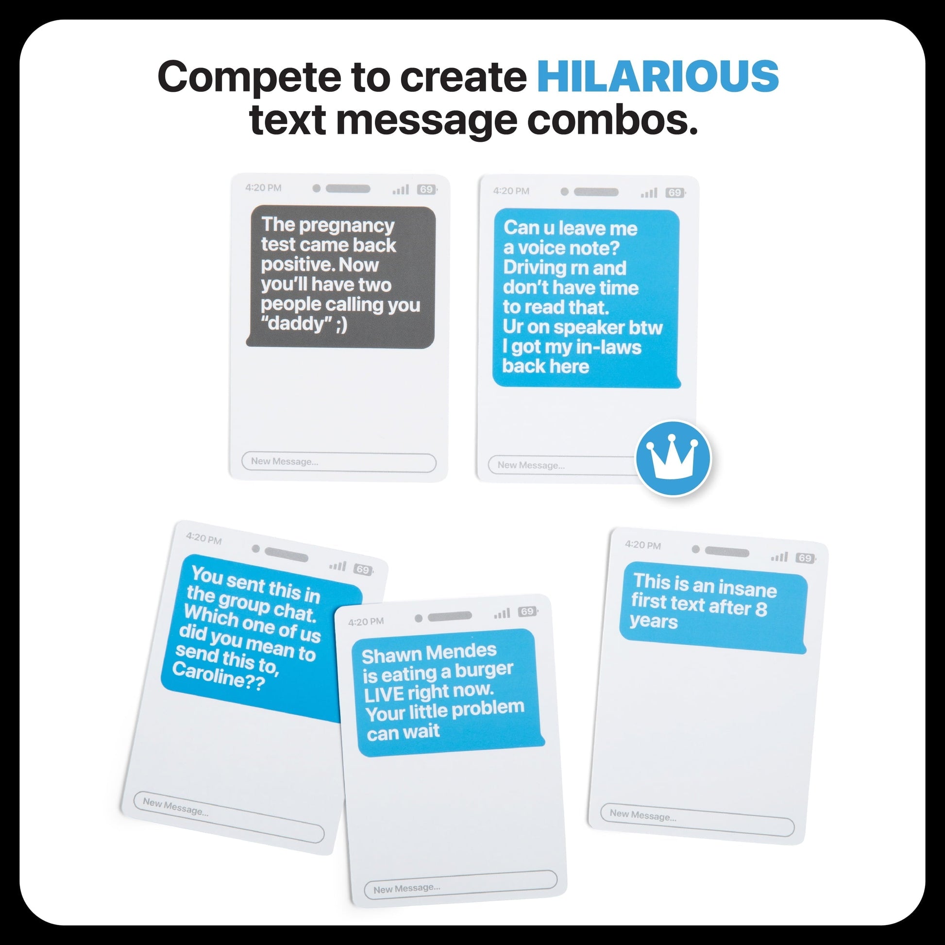 New Phone, Who Dis? The Offline Text Message Party Game, by What Do You Meme? A Great Stocking Stuffer