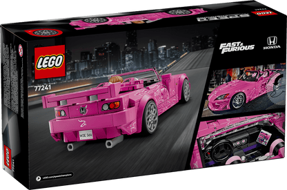 LEGO Speed Champions 2 Fast 2 Furious Honda S2000 Car Toy 77241 for Kids, Boys, and Girls, Ages 9+ - Birthday Gift Idea for Race Car and Movie Fans - Includes Suki Minifigure