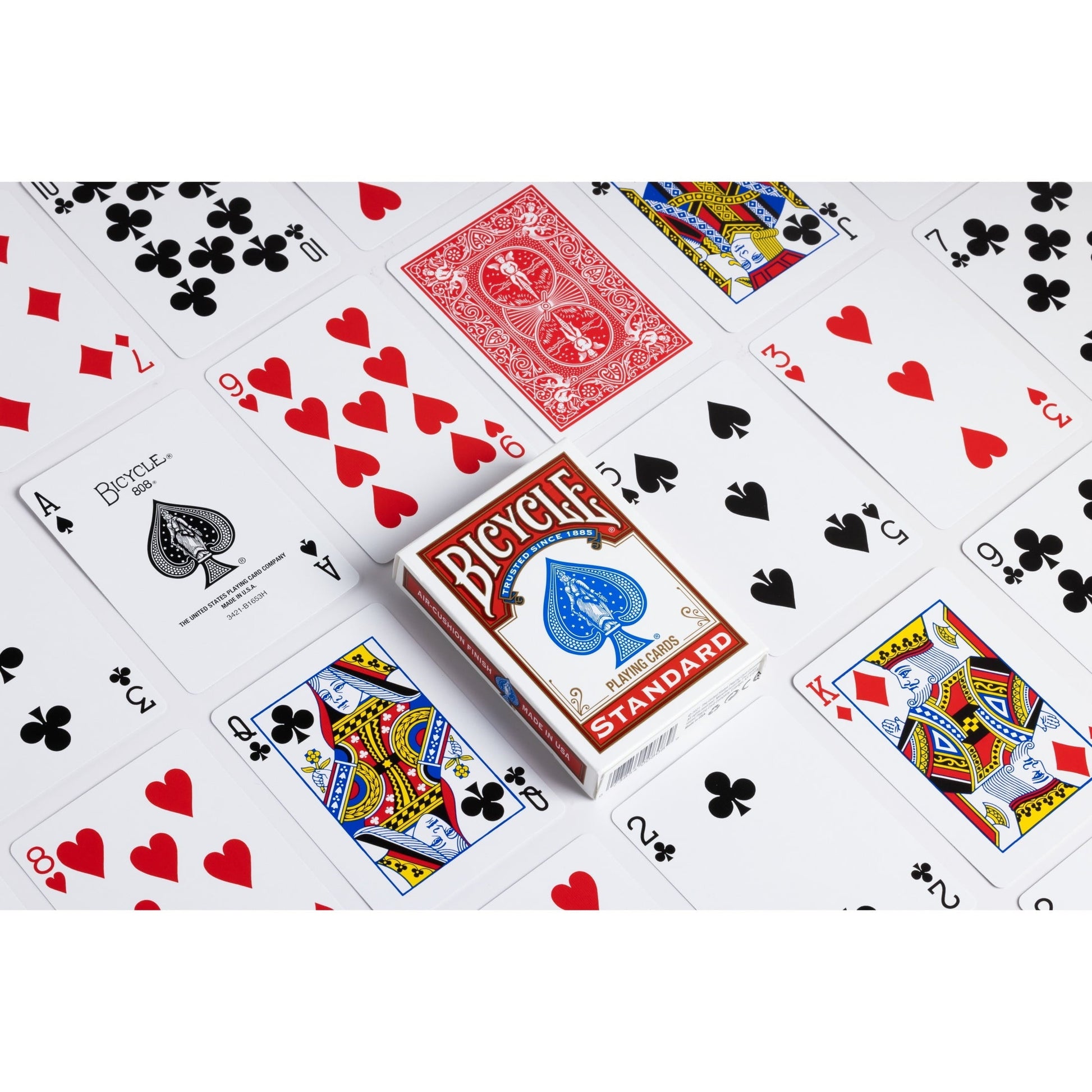 Bicycle Playing Cards, 2 Pack, Standard Index (Red & Blue)