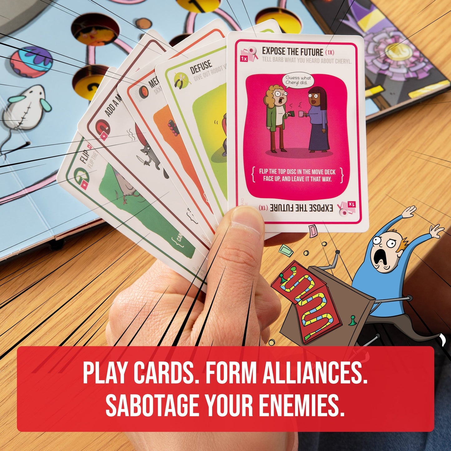 Exploding Kittens: The Board Game - The Action Packed Party Game to Celebrate their 10th Birthday - for 2-6 Players Aged 7+