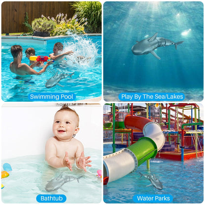 UUGEE Remote Control Shark Toys for Boys Girls, 2.4G Mimi RC Diving Shark Toy Boat Swimming Pool Toys Christmas Birthday Gifts for Kids Age 6+