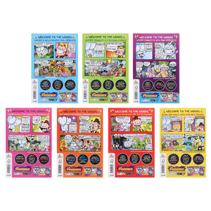 Bunny vs Monkey Series By Jamie Smart 7 Books Collection Set - Ages 7-9 - Paperback