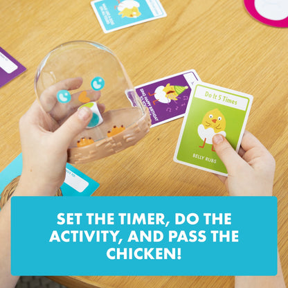 Exploding Kittens Hurry Up Chicken Butt 2-6 Players - Ages 4+ - 2 Minutes to Play - Hot Potato Style Card Game -Creative Kids Game, Perfect for Family Night Fun