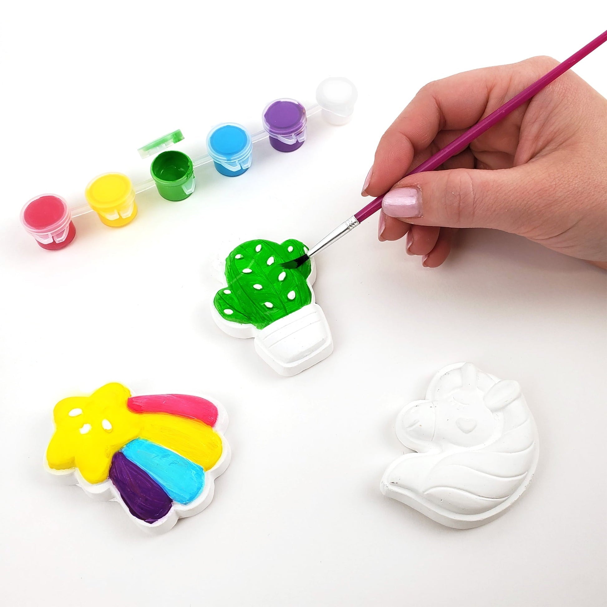 Hello Hobby Paint Your Own Magnet Friends, Child Craft Kit