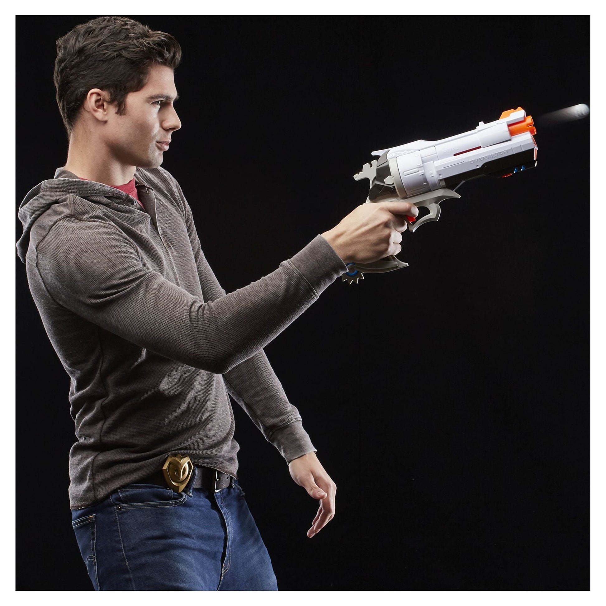 Nerf Rival Overwatch McCree Blaster with Die Cast Badge & 6 Rival Rounds