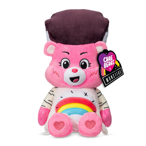 Care Bears Universal Monsters Fun Size Plush - Cheer Bear as the Bride of Frankenstein