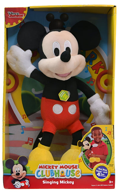 Disney Mickey Hot Dog Song 12 Inch Singing Plush Toys Kids 3 Years and Up