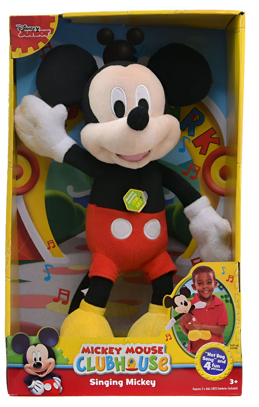 Disney Mickey Hot Dog Song 12 Inch Singing Plush Toys Kids 3 Years and Up