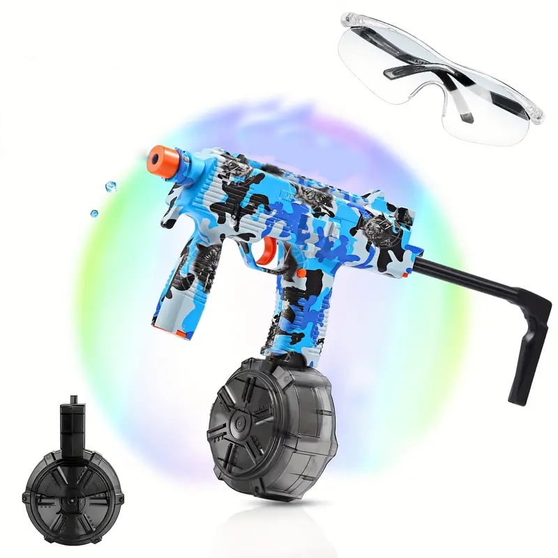 Gel Ball Blaster with Goggles – Ideal Gift Splatter Blaster for Outdoor Backyard Games, Ages 14+