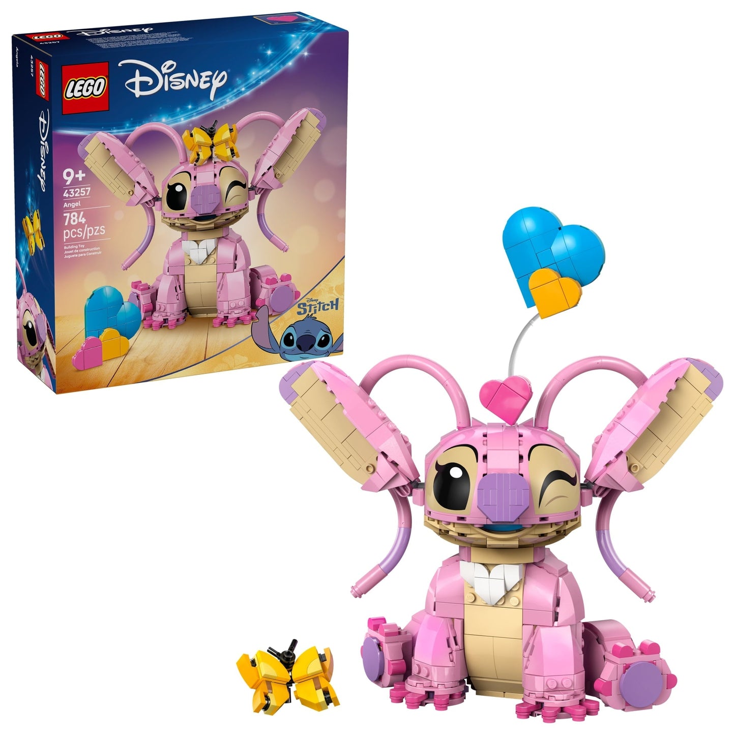 LEGO Disney Angel Lilo & Stitch Kids Toy - Room Decor and Building Set for Girls and Boys, Ages 9+ - Gift for Christmas - 43257