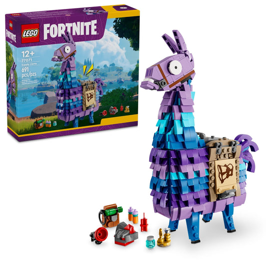 LEGO Fortnite Supply Llama Building Set - Kids Toy for Gamers, Ages 12+ - Display Model, Collectible Fortnite Toy - Gift for Christmas- 77071