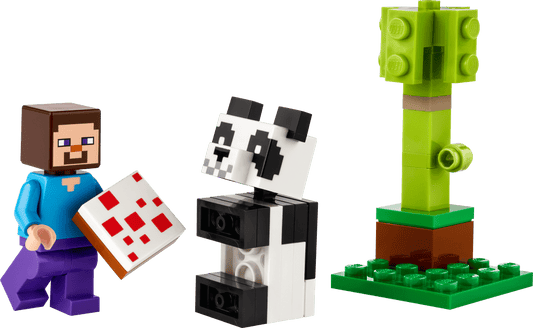 LEGO Minecraft Steve and Baby Panda 30672