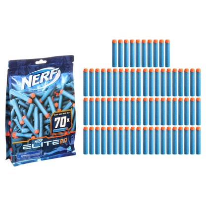 Nerf Elite 2 0 70-Dart Refill Pack, Includes 70 Official Nerf Elite 2 0 Darts, Holiday Gifts for Kids