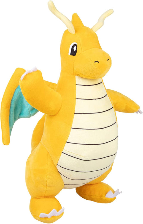 Pokemon 12" Dragonite Plush- Officially Licensed- Generation 1 Dratini & Dragonair Evolution- Quality Soft Stuffed Animal Toy - Add to Your Collection - Christmas Gift for Kids, Boys, Girls Fans - 2+