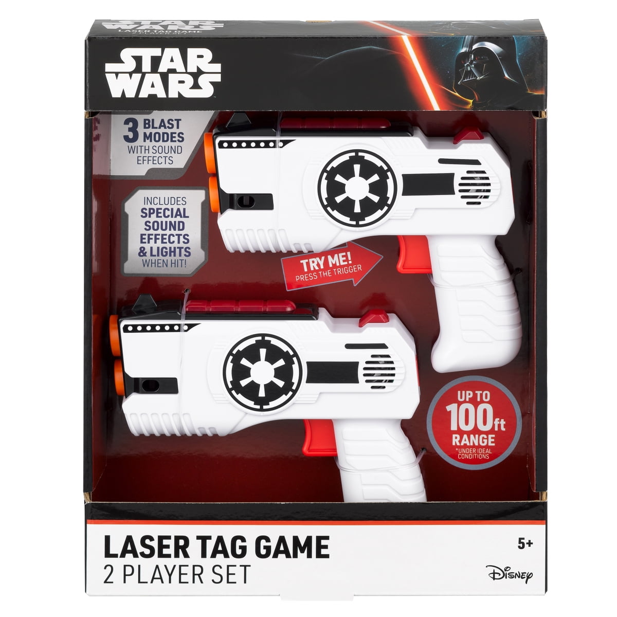 Star Wars Laser Tag Blaster, 2 Player Game, Indoor & Outdoor Use, Children Ages 5+
