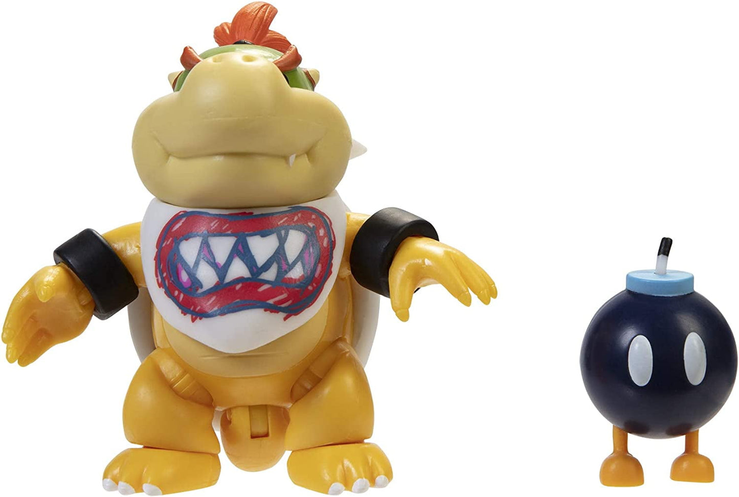 Super Mario Bowser Jr. Action Figure with Bob-Omb