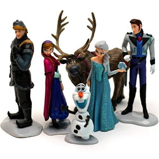 WWW the Animation Model Frozen Snow "The Snow Queen Dolls Decoration Full Set of 6