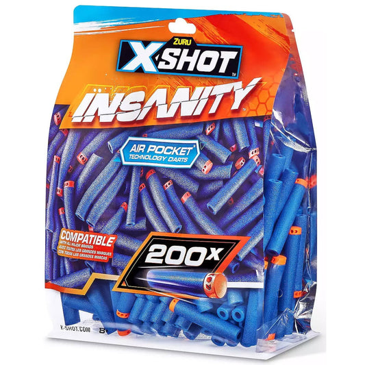 XSHOT Dart Refill Blasters Outdoor Toys, (200 Count)