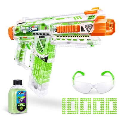 XSHOT Hyper Gel Glow Nightmare Blaster (10,000 Pellets) Outdoor Glow Blaster by ZURU for Ages 14+