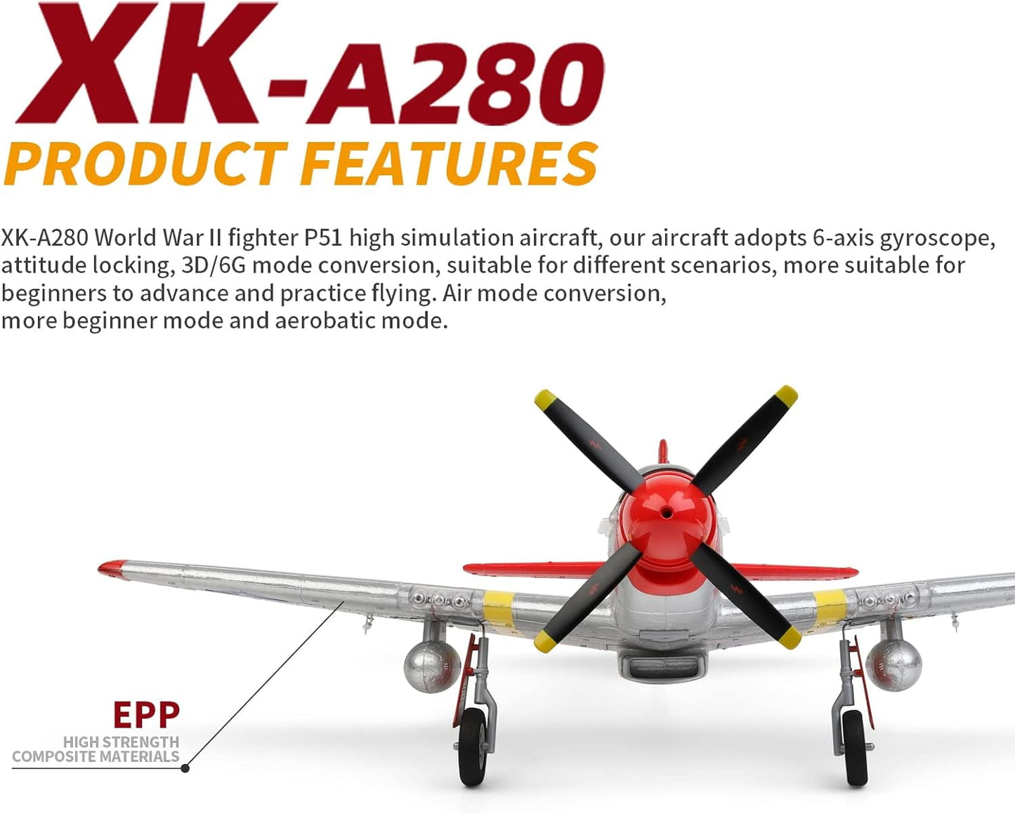 RC Plane, 2.4GHz 4 Channel Brushless Remote Control Jet Airplane for Adults, WLtoys RC Aircraft Fighter with 6-Axis Gyro, LED Searchlight, Easy to Fly for Boys and Girls