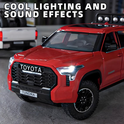 Anmyjuly 1/24 Scale Pickup Truck Toy Car Metal Die-Casting Model,Suitable for Boys as a Gift,Red