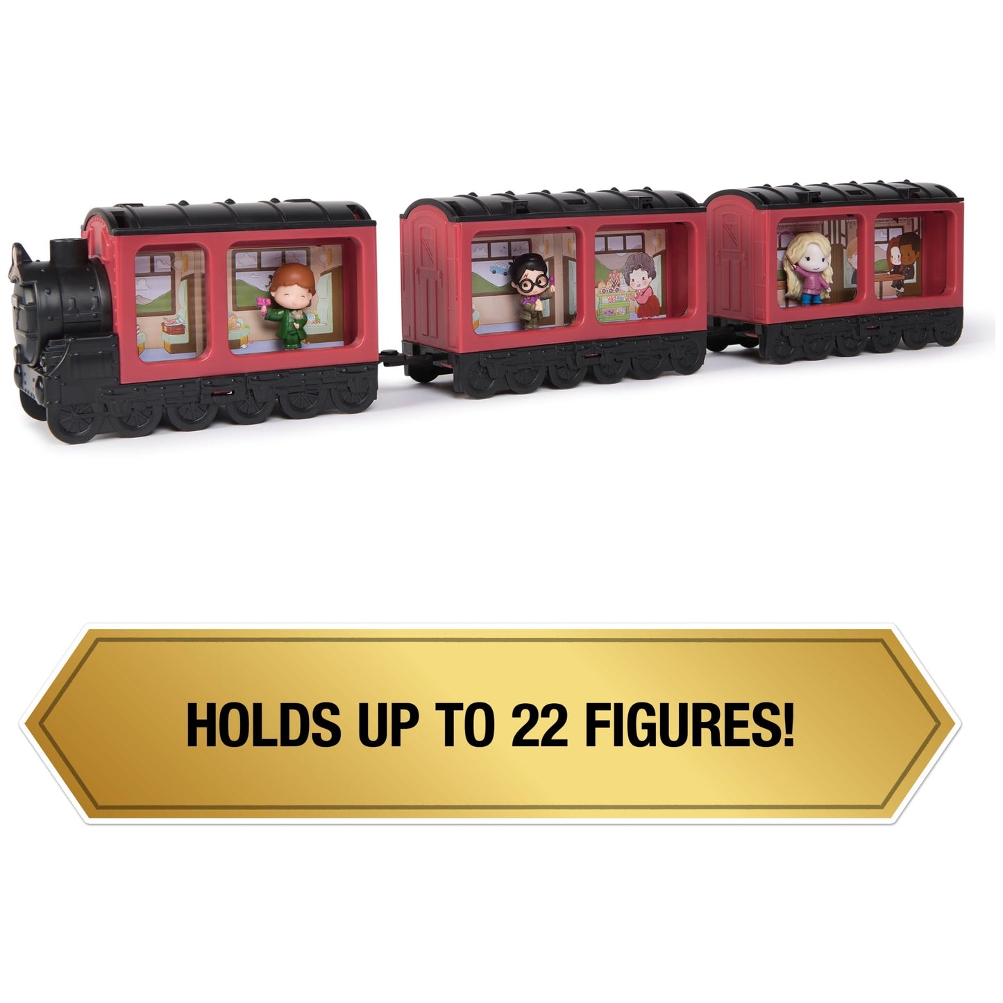 Wizarding World Harry Potter, Micro Magical Moments Collectible Hogwarts Express Carrying Case Doll Playset
