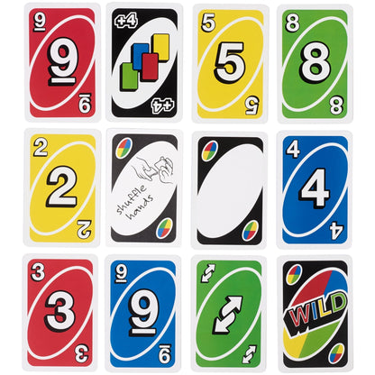 UNO Card Game for Kids, Adults & Family Game Night, Original UNO Game of Matching Colors & Numbers