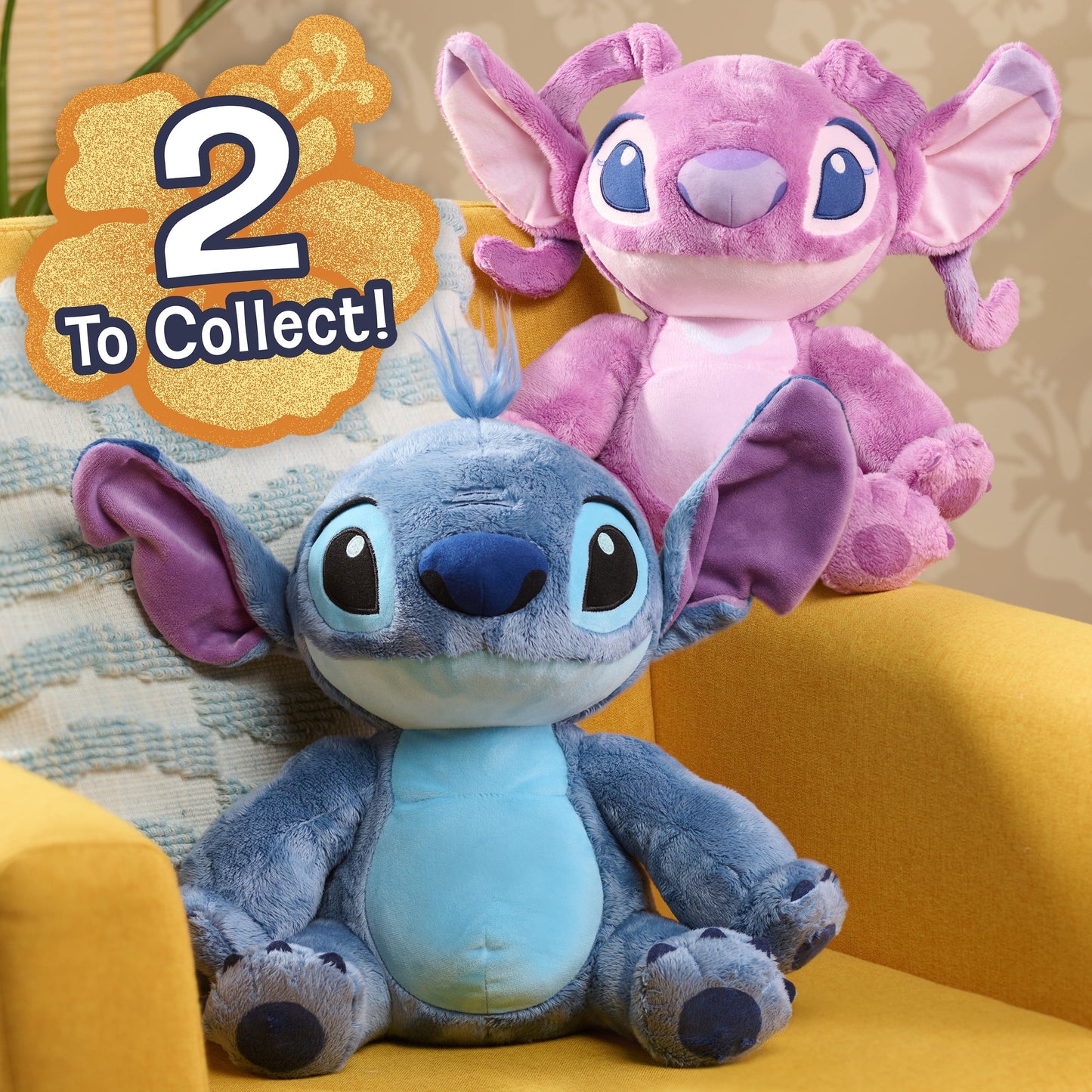 Disney Stitch Plush Toy, 14 in, Ages 2 and up