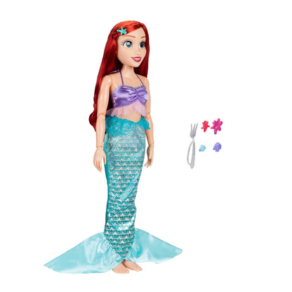 Disney Princess 32 inch Playdate Ariel Fashion Doll with Sharable Accessories