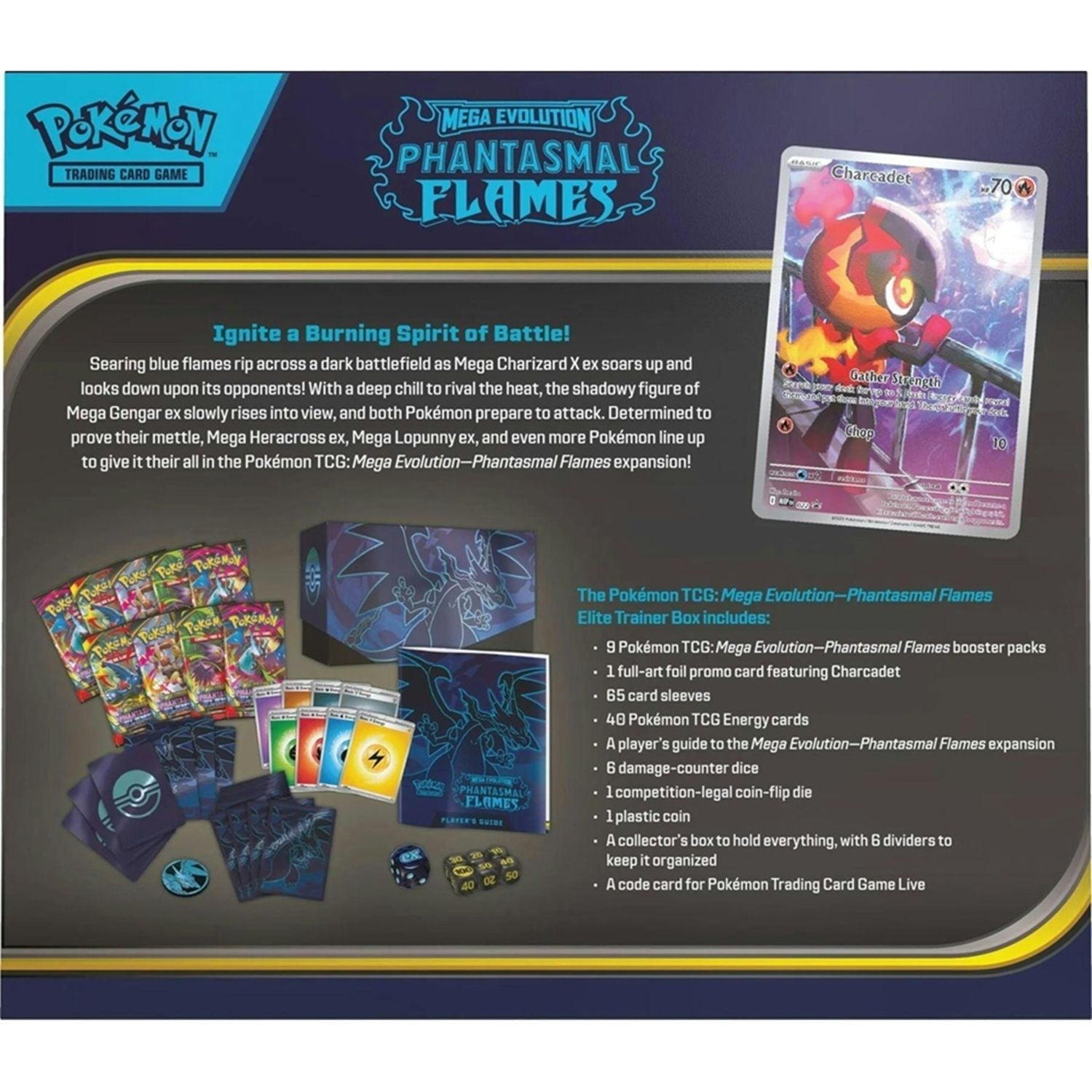 Pokemon TCG Phantasmal Flames Elite Trainer Box